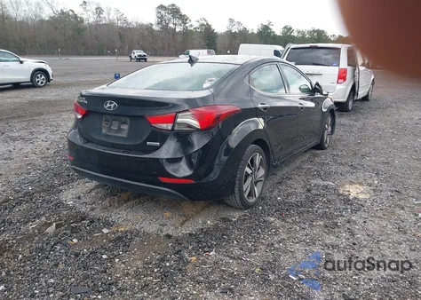 2014 Hyundai Elantra Limited z USA, uszkodzony, nr VIN 5NPDH4AE7EH463792